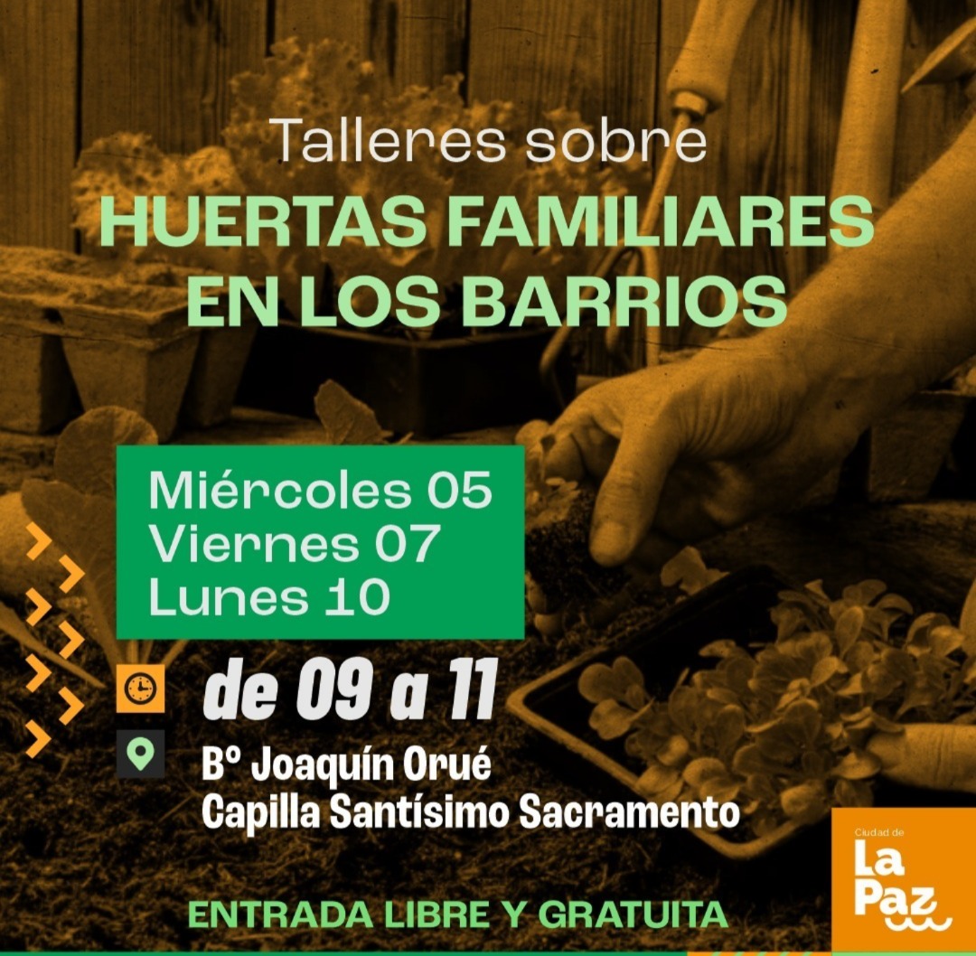 Vuelven los talleres de huertas familiares: una propuesta gratuita para aprender a producir alimentos en casa